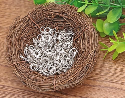 Miniatura 5 de Shapenty Broches de pinza de langosta de aleación de metal pequeño, clip de bricolaje, accesorios de búsqueda de joyas, gancho de sujeción, 0.472 in