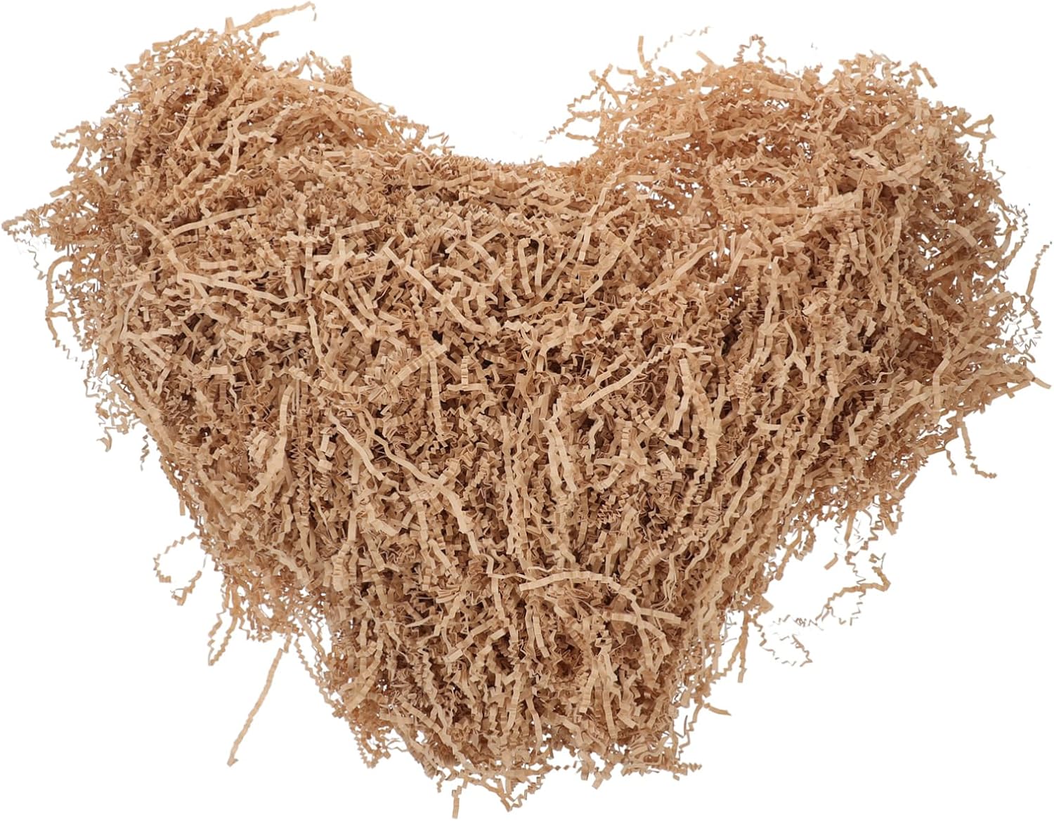 HAPINARY 1kg Crinkle Cut Paper Shred Fillers for Present Wrapping and Basket Decoration Natural Raffia Paper Elegant Wavy Design for Christmas and Birthday Gifts