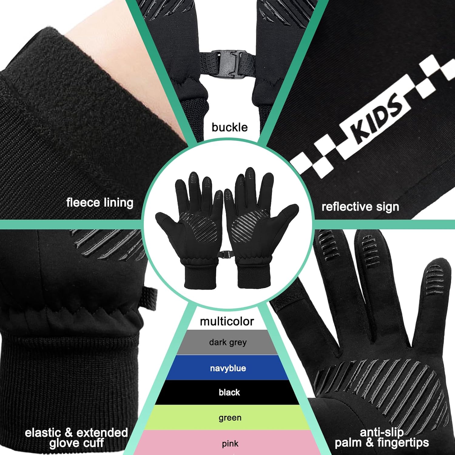 Ultimate Warmth: Kids Winter Cycling Gloves for Outdoor Adventures!