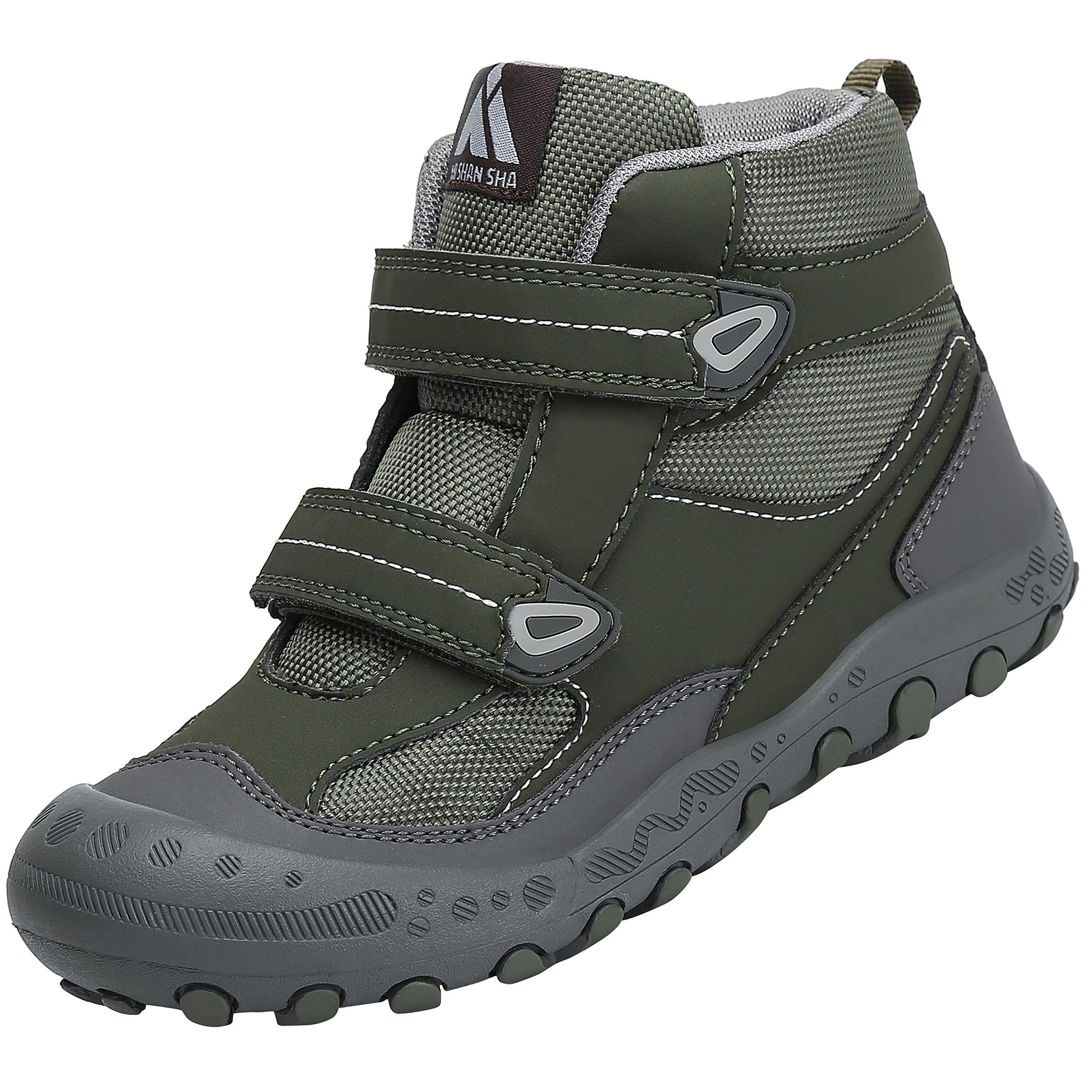 Mishansha Chaussures Randonnée pour Enfants Antidérapant Montagne Trekking Chaussures Taille 24-38 EU