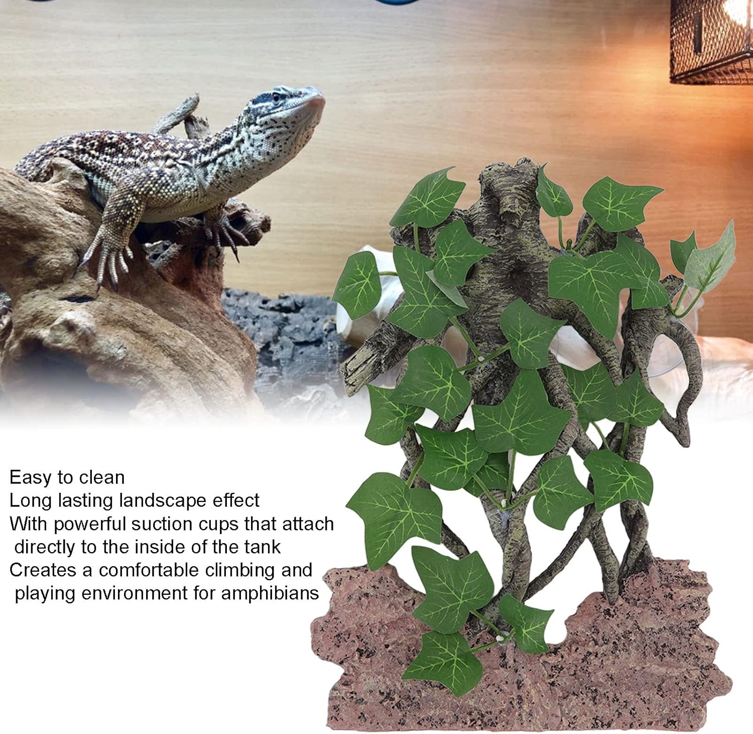 Aquarium Plants, Reptile Climb Tree Decoration, Fish Tank Plants Decoration, High Simulation Aquarium Decoration Tree Branch for Terrarium Fish Tank