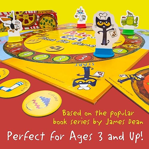 Miniatura 8 de University Games Pete the Cat Pizza Pie Game Green, a partir de 3 años