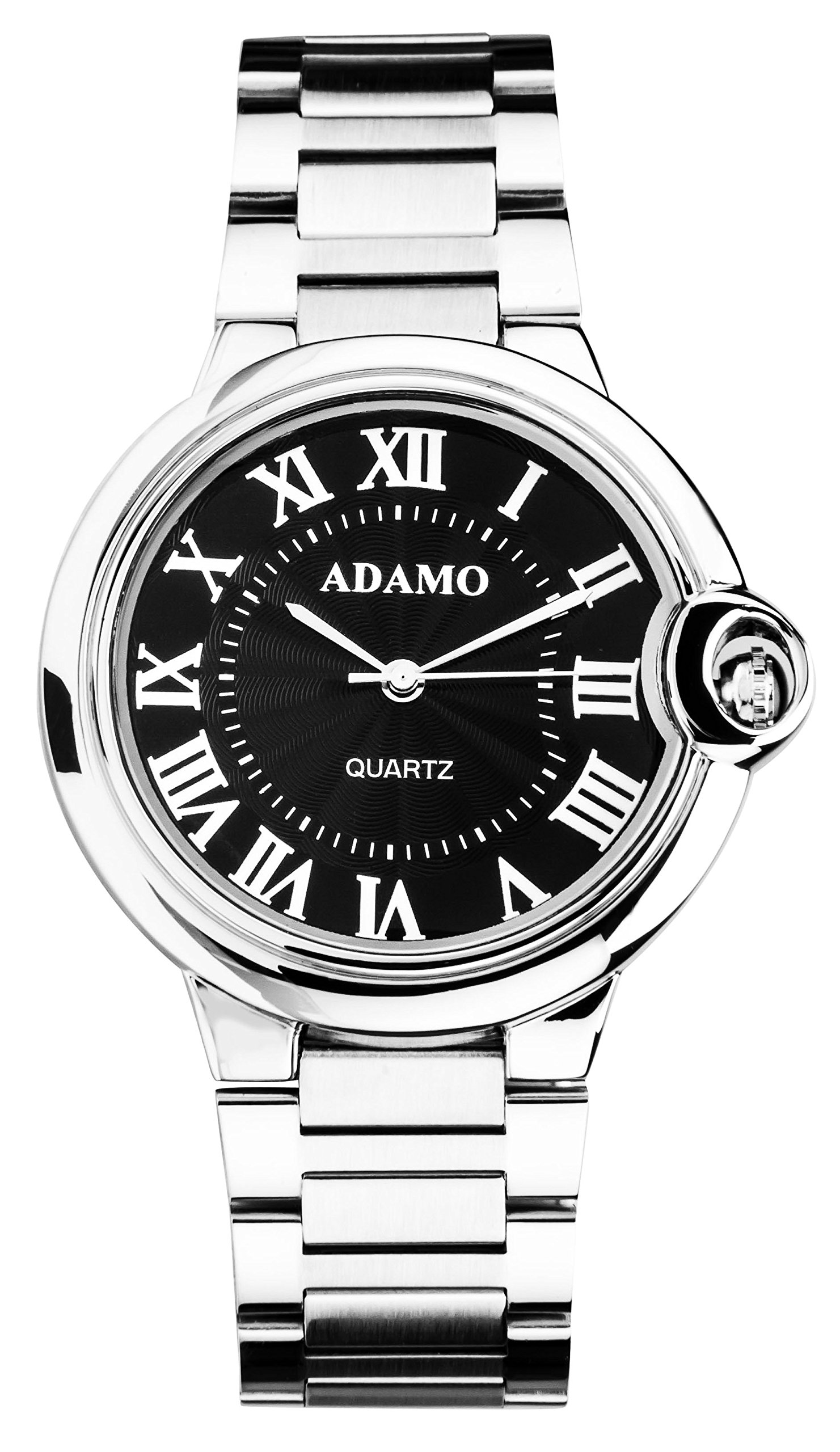 ADAMO Designer Black Dial Mens & Boys Watch AD86SM02 (B0165US8DY) Amazon Price History, Amazon Price Tracker