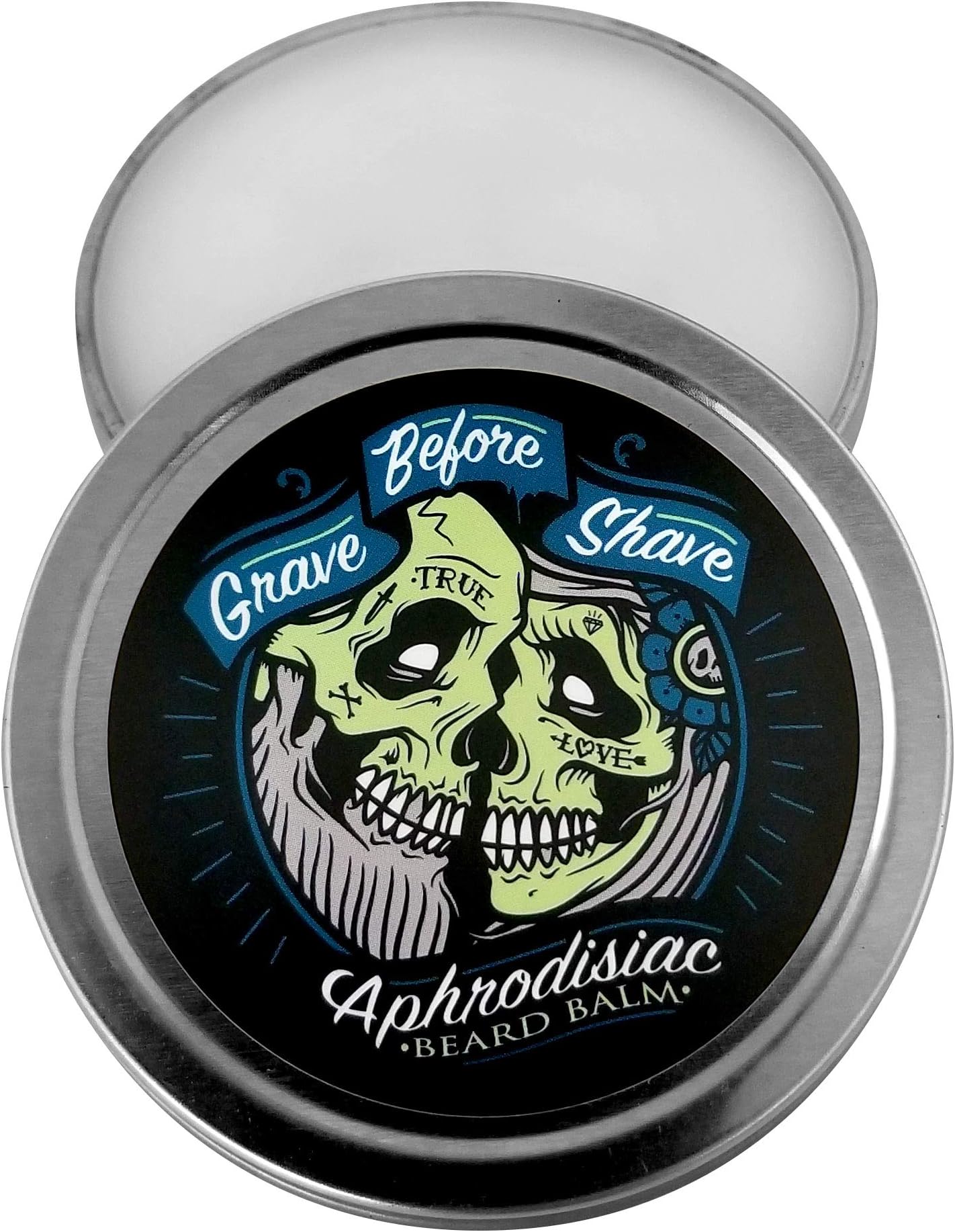 Leather/Cedar wood scent Beard Balm (2 oz. Tin)