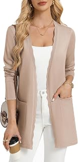 GRACE KARIN Women's Long Summer Lightweight Open Front Cardigan Elegant Long Sleeve…