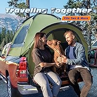 Vista 6 de Tienda de campaña para camión, impermeable PU3000mm Pickup Truck Tent para cama de camping, tienda de campaña para 2-3 personas para dormir
