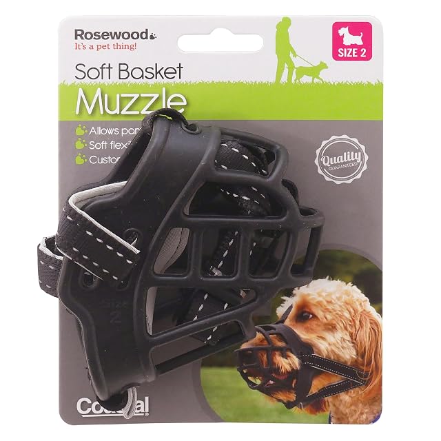Rosewood Bozal de Cesta Suave para Perros