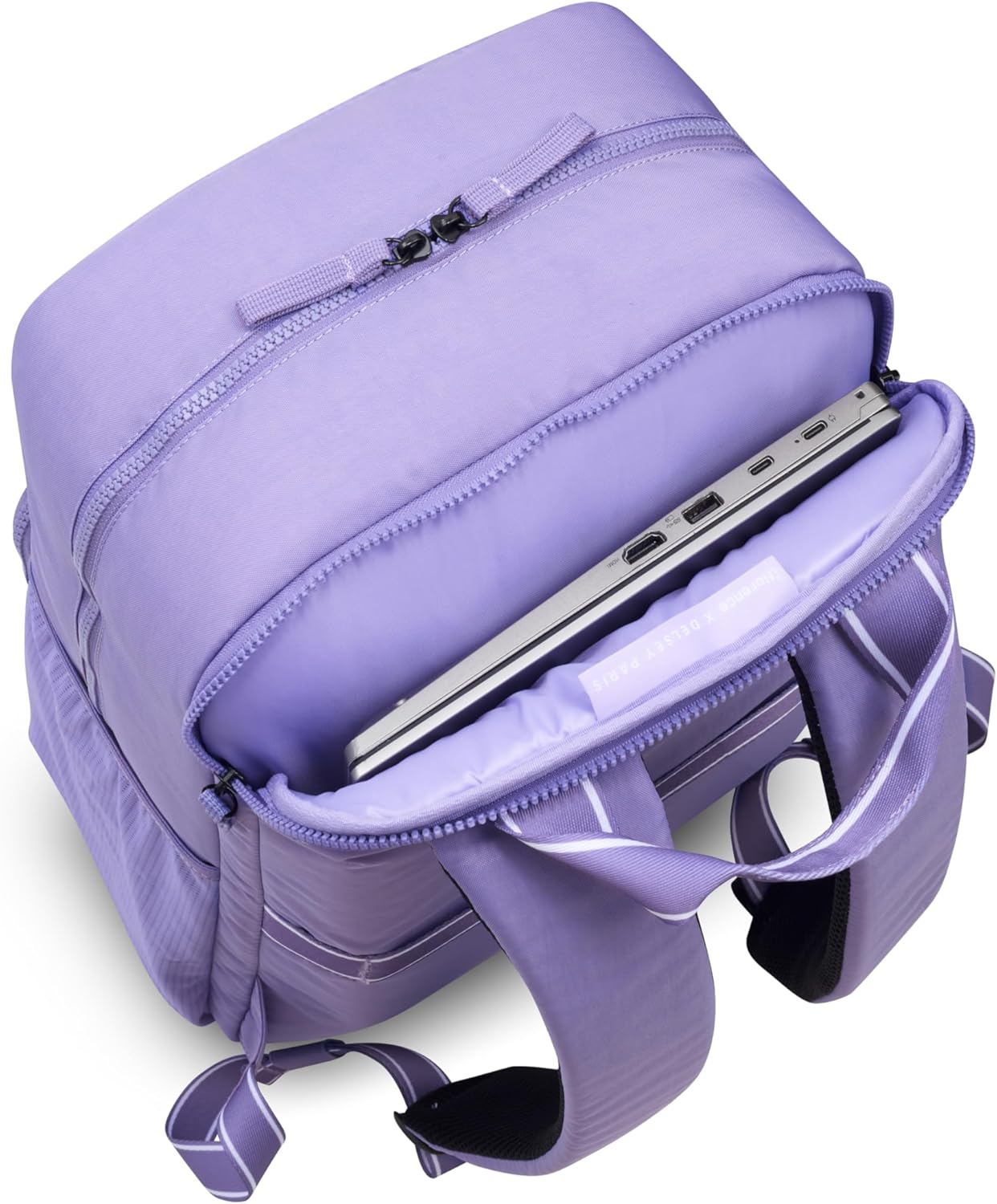 florence by mills Carefree Carry Laptop Travel Backpack, Lavender - Image 7