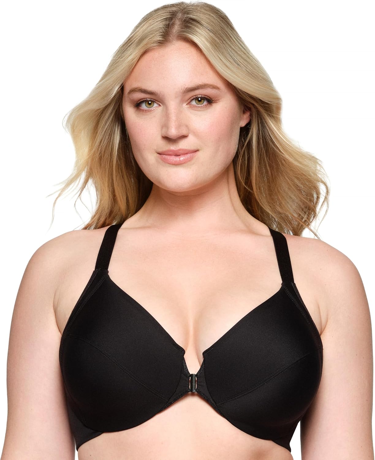 Glamorise Full Figure Plus Size Front-Closure Smoothing Wonderwire Bra Underwire #1247 - Image 9
