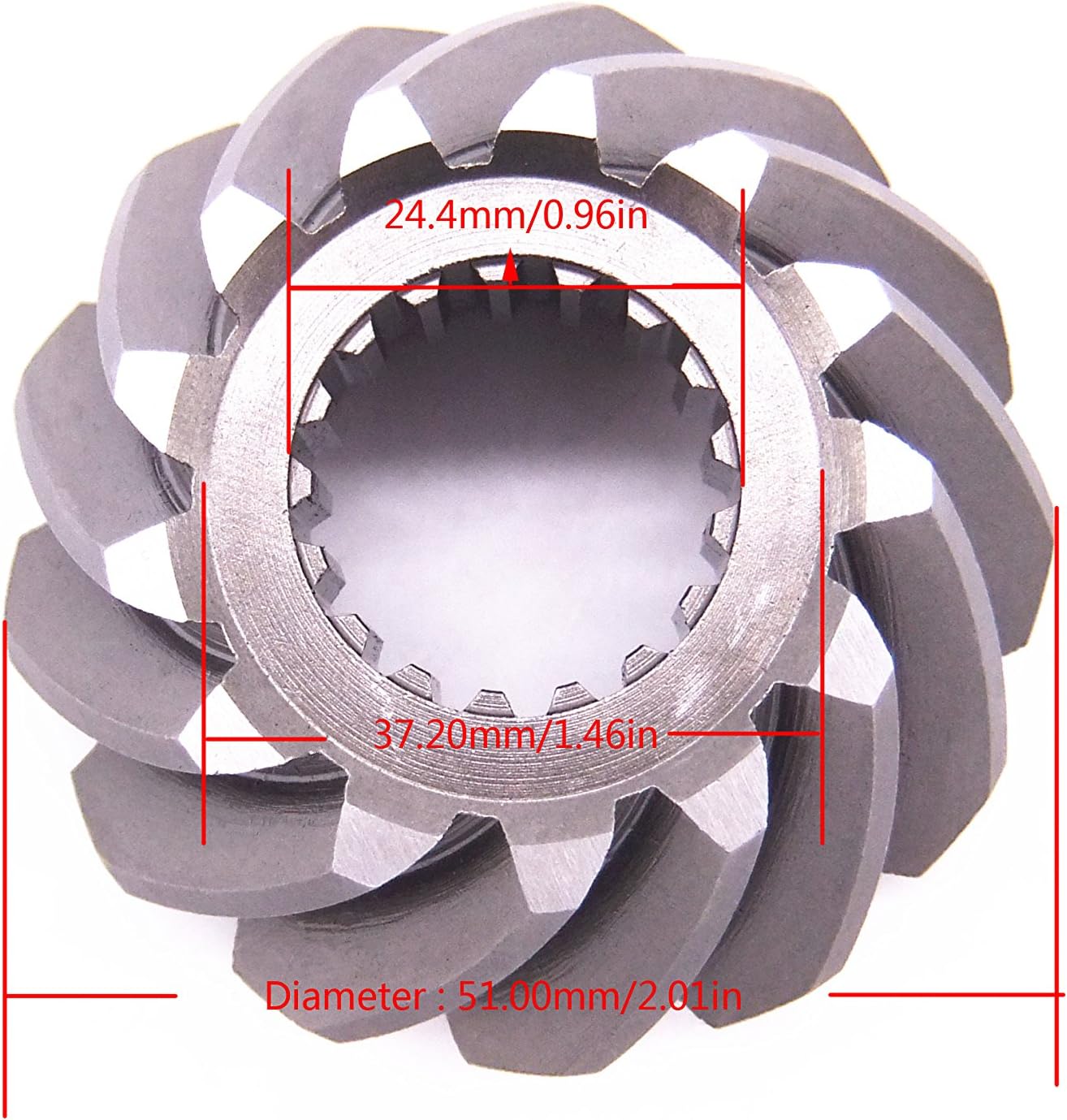 T85-04000605 Pinion Gear for Parsun Outboard Engine 2-Stroke T75 T85 T90 Boat Motor