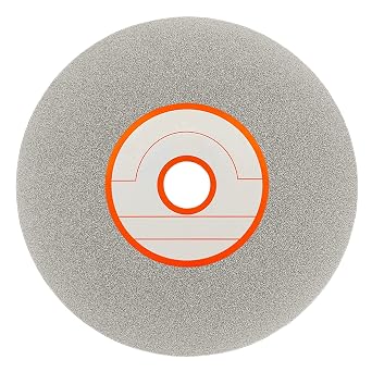 Diamond Flat Lap Disc 4 Inch 180 Grit, 5/8 Inch Arbor, Diamond Flat Lap Wheel for Gemstone Glass Ceramics, Grinding Sanding Disc, Lapping Polishing Disc
