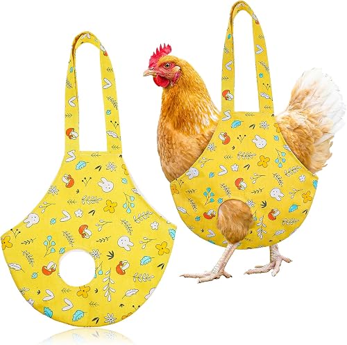 1 Pack Chicken Holder Bag Chicken Carrier Sling Supplies with Handle Catching Hand Bag Canvas Chicken Sling for Farm Rooster Hen Poultry Transport Traveling