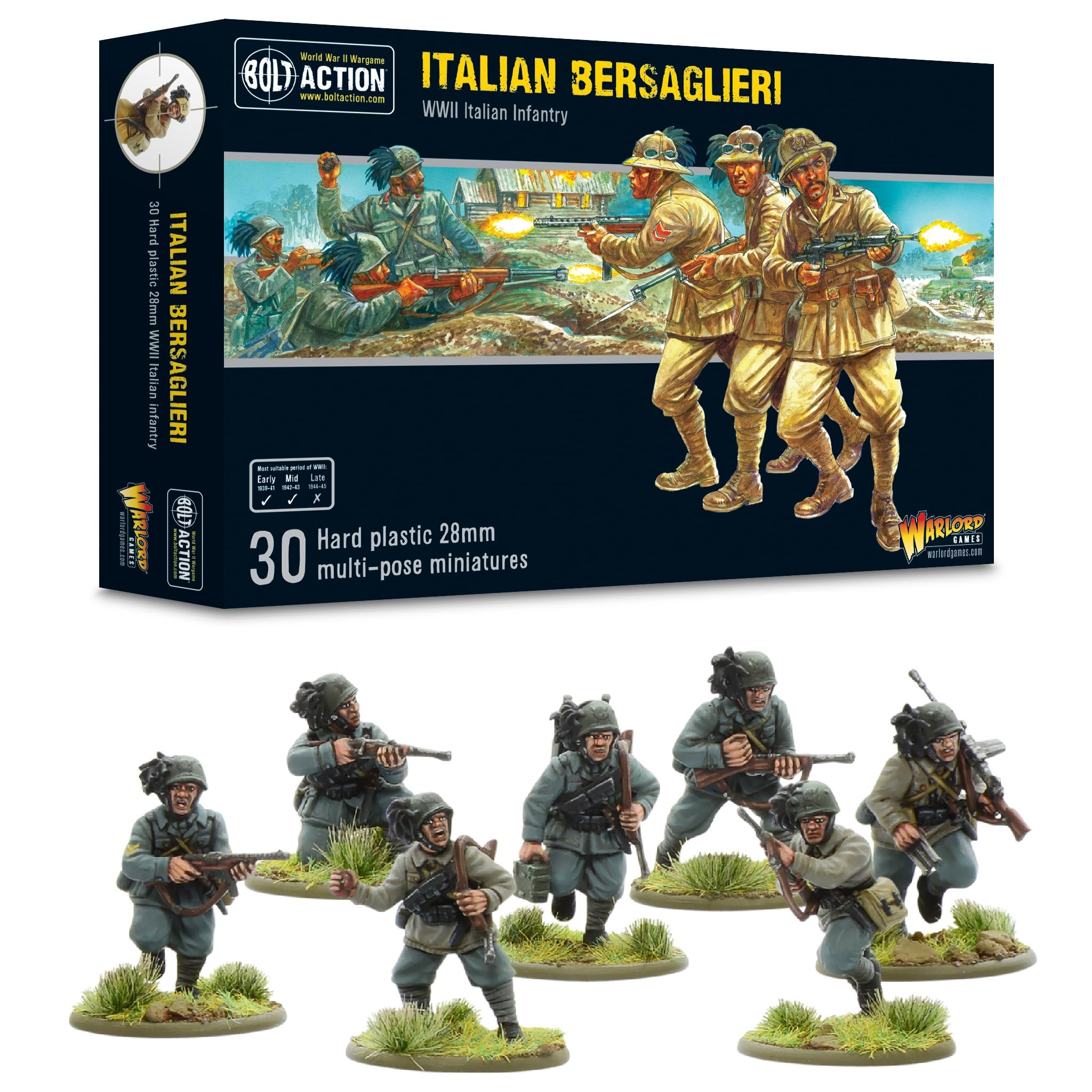Amazon.com: Warlord Games Bolt Action WWII Italian Bersaglieri