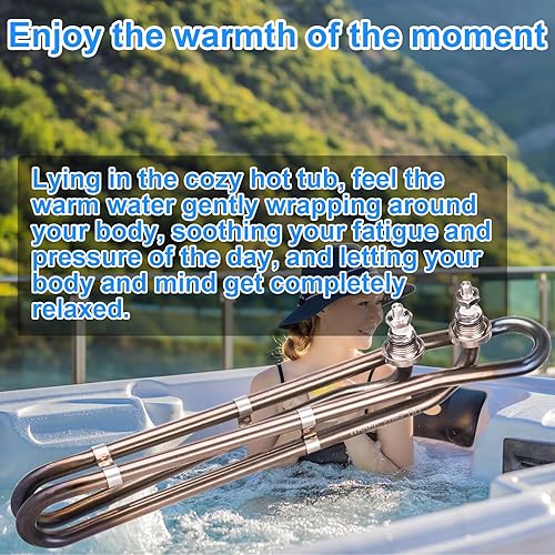 Miniatura 7 de 5.5kw 240v reemplazo del elemento calentador de la tina caliente para Balboa Spa elemento calentador para piscinas o balnearios calentador eléctrico