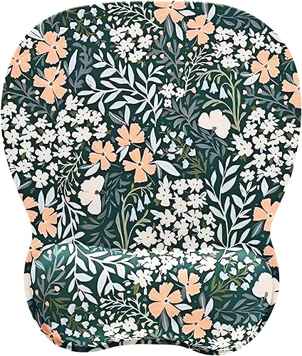 Miniatura 21 de EooCoo Alfombrilla ergonómica para mouse con soporte de muñeca, alfombrilla de mouse con reposamuñecas de espuma viscoelástica y base antideslizante