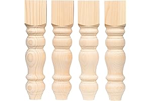 CAROLINA LEG CO. Chunky Wood Bench Legs Set of 4