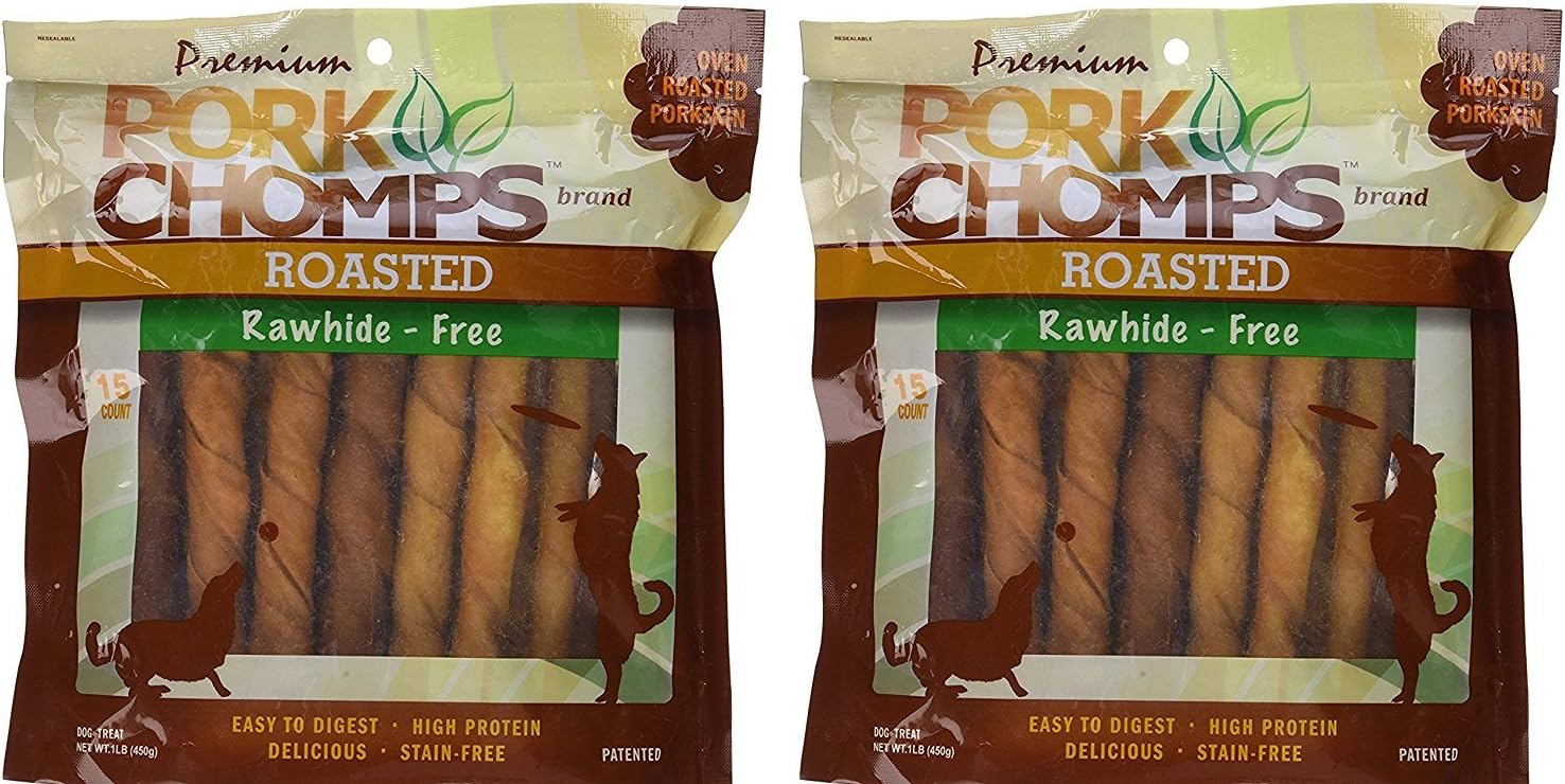Pork Chomps Scott Pet Products Roasted Twistz Dog Treats