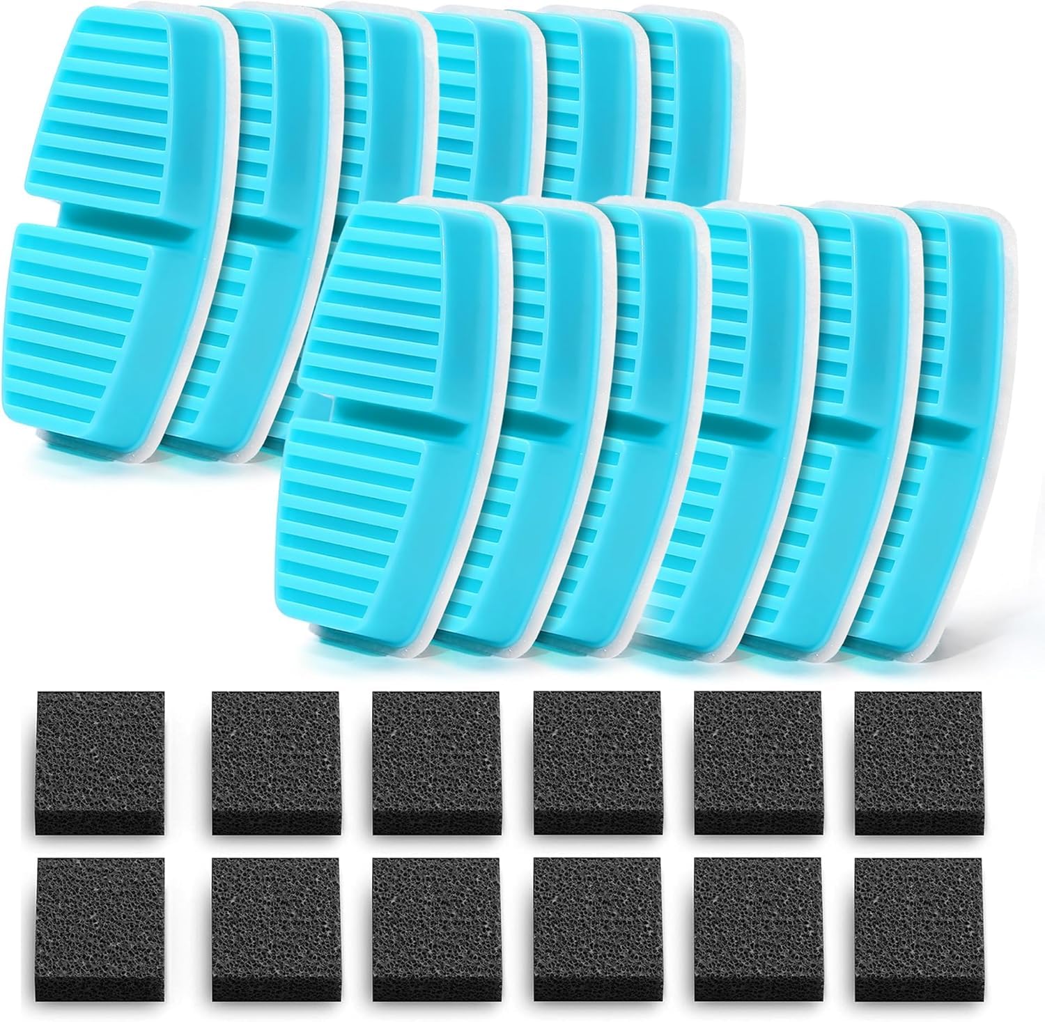FOFNON 12 kattenfonteinfilters: filter voor kattenfontein - drinkfonteinfilter - 6 stuks filters 6 stuks schuimstoffilters - vierkante filtering FOFNON 12 kattenfonteinfilters: filter voor kattenfontein - drinkfonteinfilter - 6 stuks filters 6 stuks schuimstoffilters - vierkante filtering