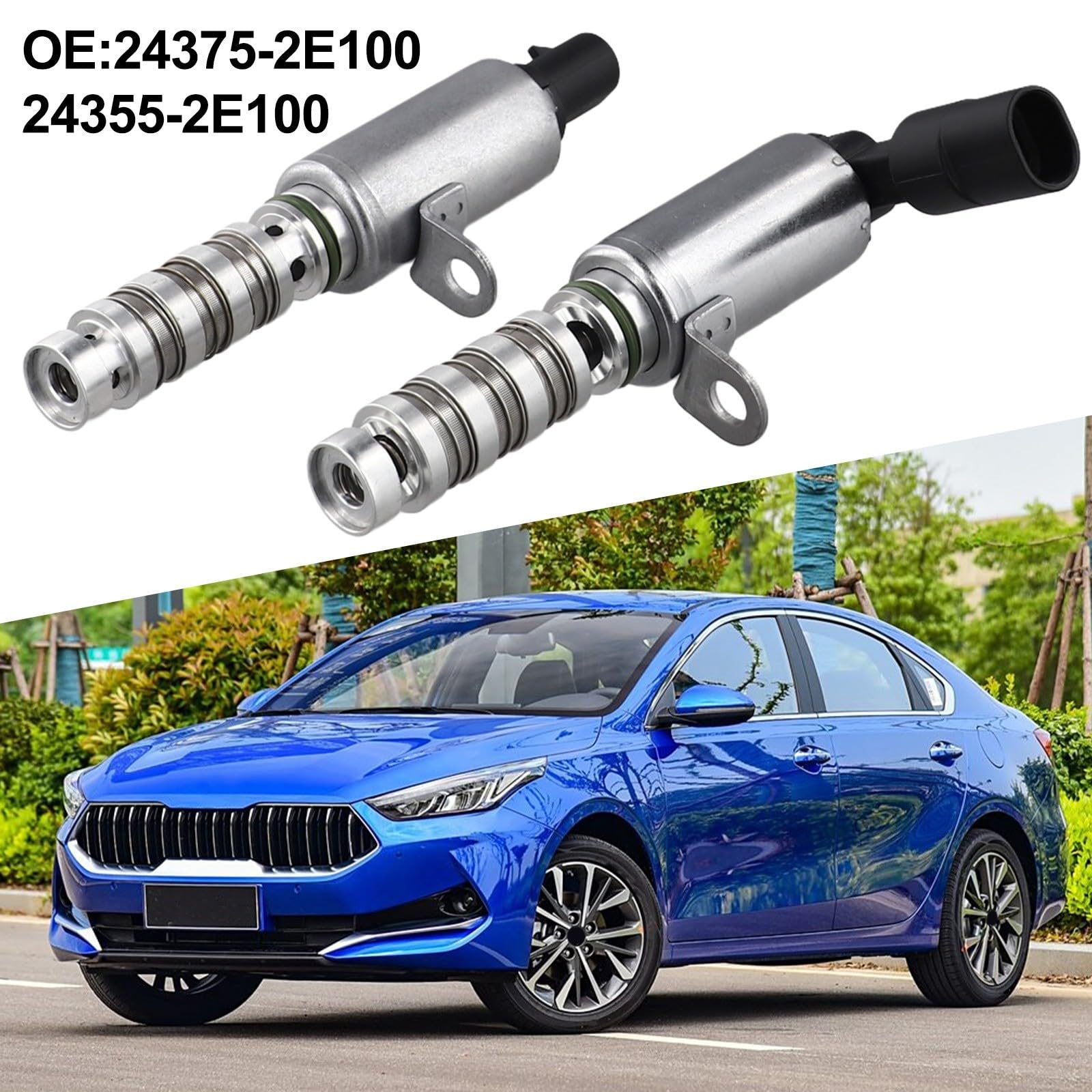 Solenoide VVT para for hyundai Elantra para for kona para for tucson para for sonata para for optima para for seltos, Escape del actuador de sincronización de válvula variable, OEM 24375-2E100