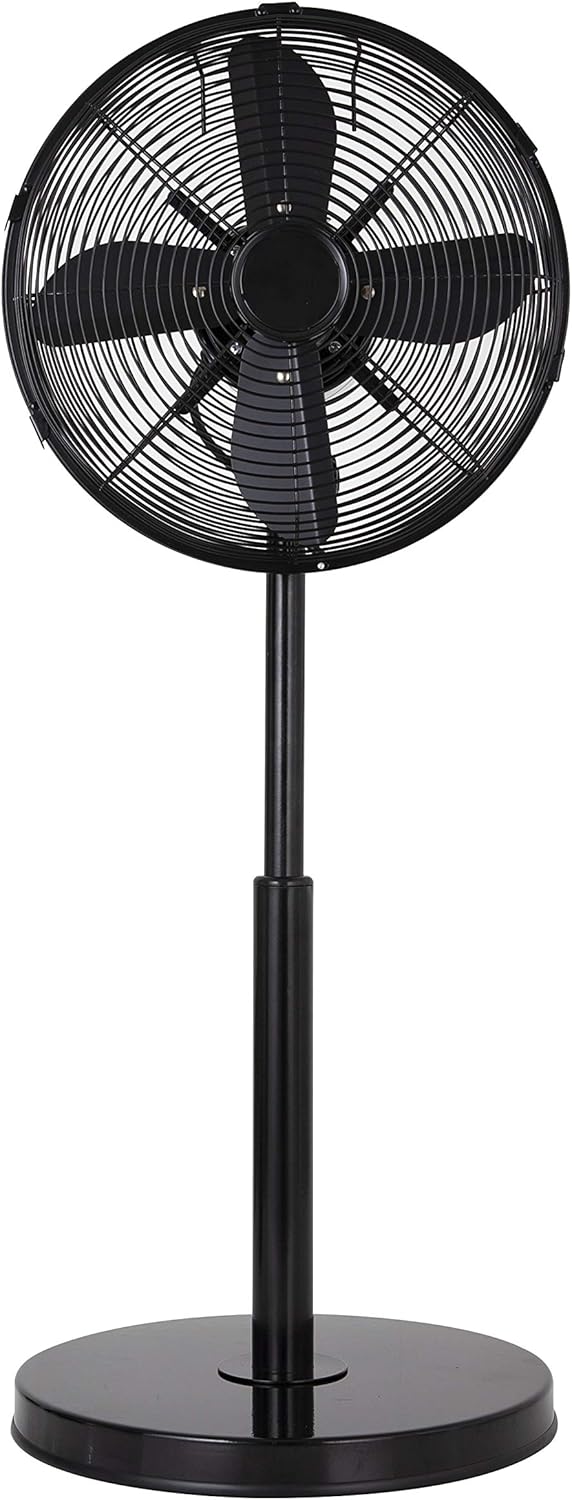 Фронт view of the assembled Pifco P51003 Pedestal Fan.