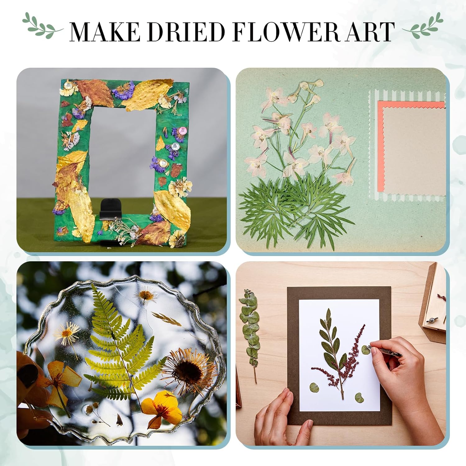 Aboofx Large Flower Press Kit for Adults,10.8"x6.9" 6 Layers Wooden Flower Pressing Kit for Pressed Flowers Herbs Leaf, DIY Flowers Preservation for Bookmark Wedding, Art & Craft Kits Gift for Adult - Image 2