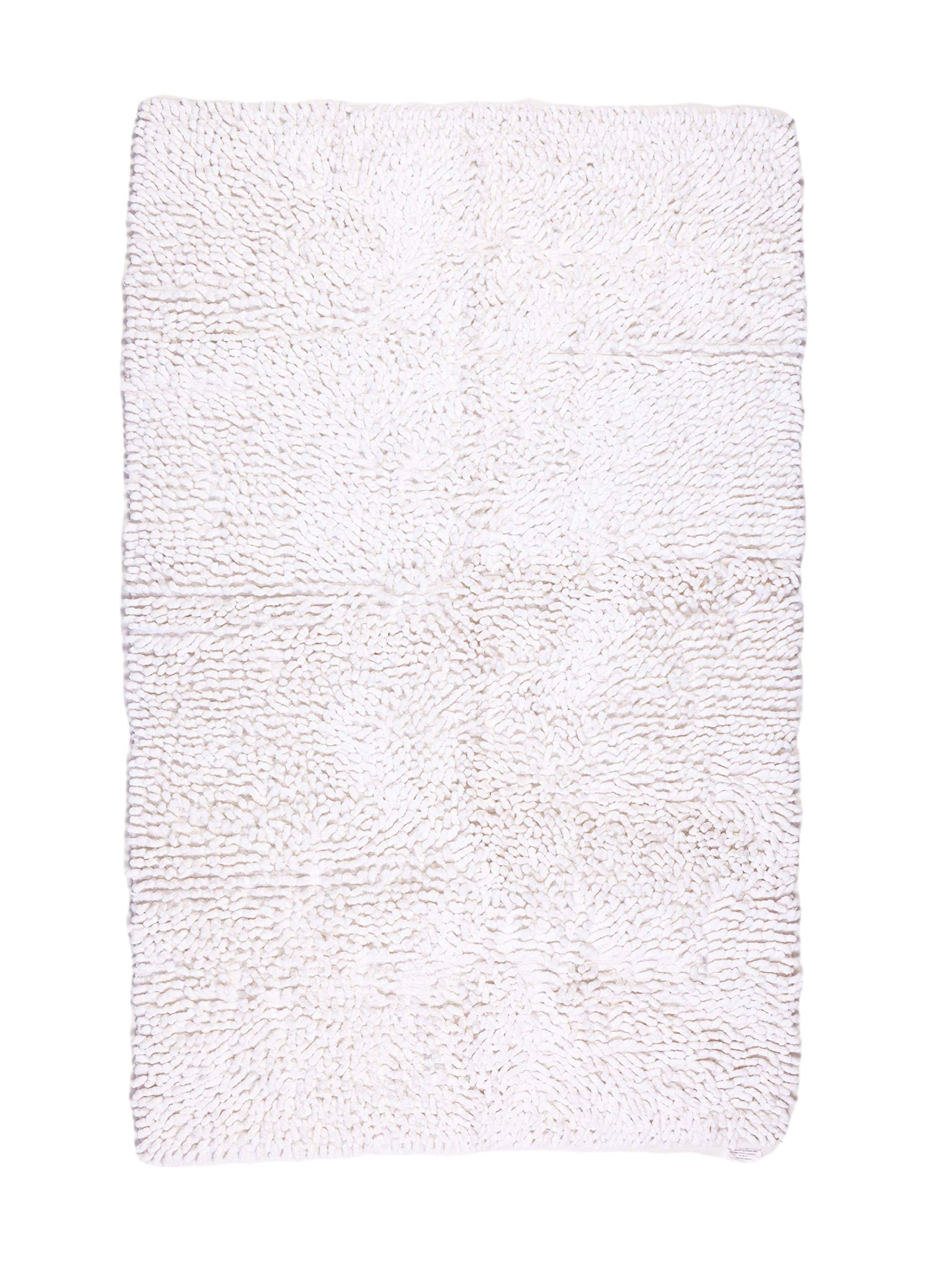 Ottoman Shaggy dywan, bawełna, biały, 120 x 180 cm