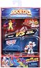 Giochi Preziosi Akedo Tail Whip VS Epic White Wraith Complete Game Set to Start Battle, 2 Akedo Warriors and 2 Controllers Included for Children from 6 Years AKE01500 Precious Games, Multi-coloured