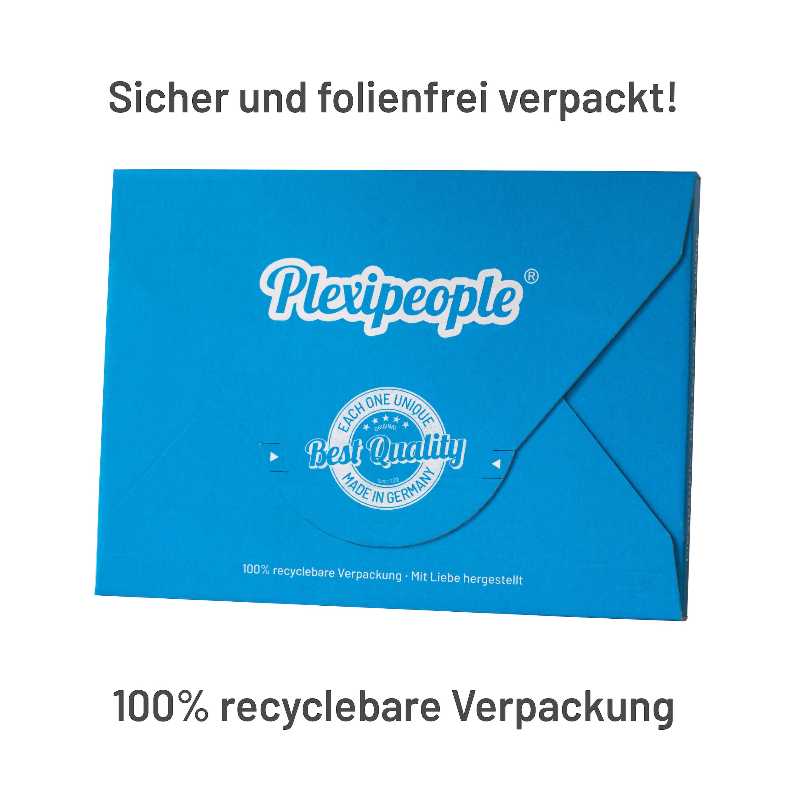 Plexipeople – Tu Foto en Vidrio acrílico – Regalos Personalizados en plexiglás Nacimiento, Boda UVM, acrílico, Blanco, L (20x25cm)