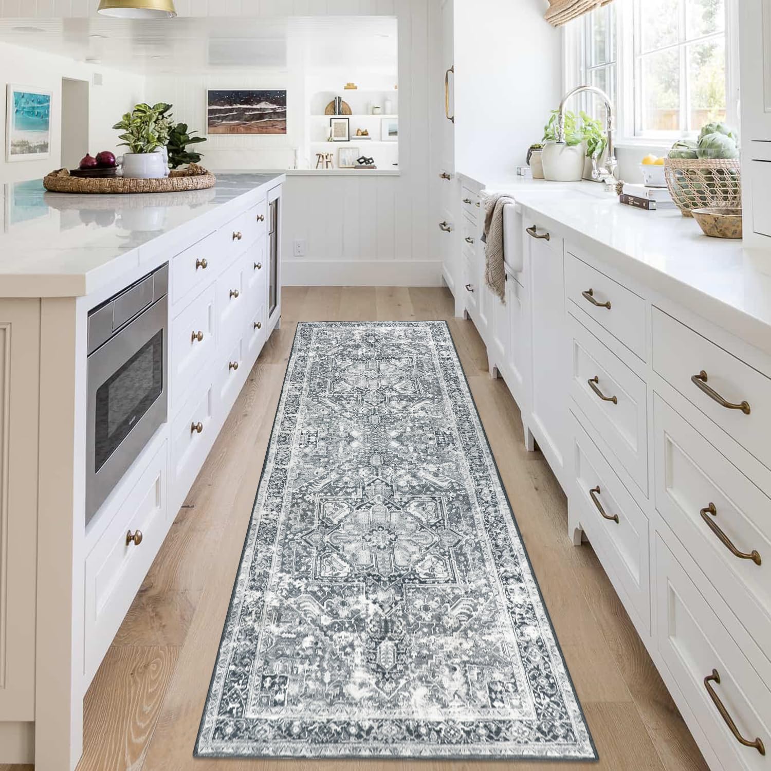 Amazon.com: Cekene Boho Runner Rugs for Hallway 2.1’x6’ Non Slip ...