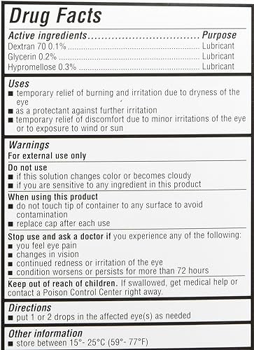 Miniatura 3 de GenTeal Tears - Gotas lubricantes para los ojos gotas líquidas moderadas paquete individual 05 onzas líquidas paquete de 2 el paquete puede variar