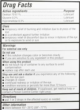 Genteal Tears Moderate Lubricant Eye Drops, 15 mL, Twin Pack