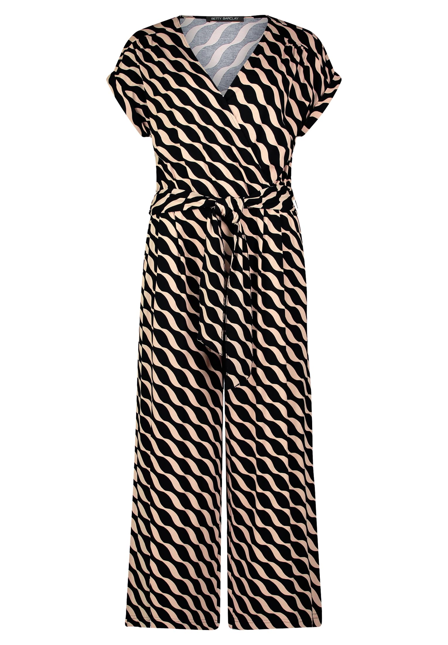 Betty Barclay Women's Jumpsuit, Black/Beige, 16