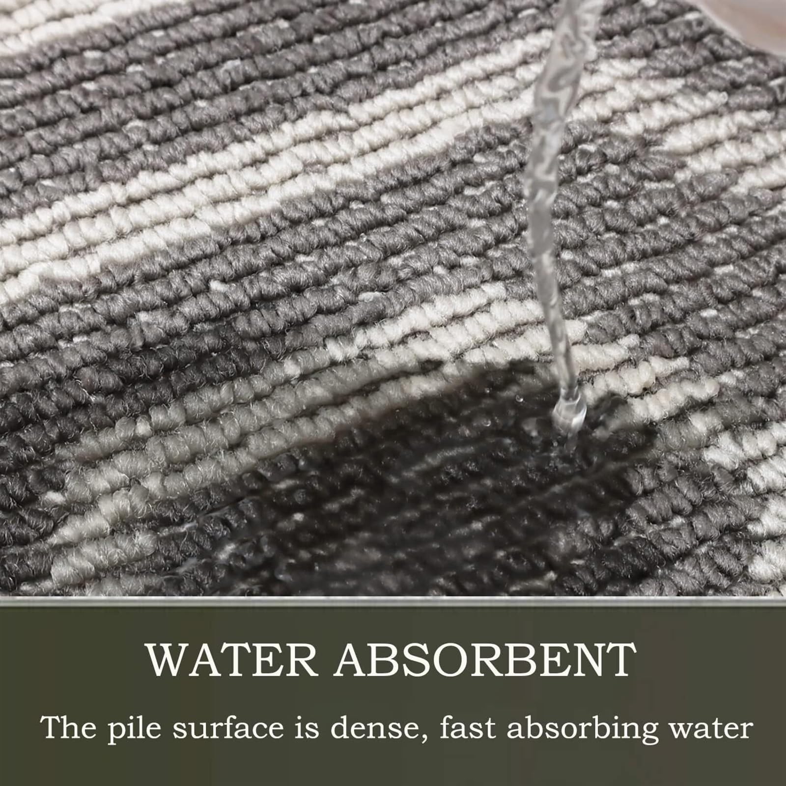 Paillasson Tapis De Porte D'entrée en Caoutchouc Naturel Durable, D'intérieur Et D'extérieur pour Grattoir À Chaussures pour L'entrée