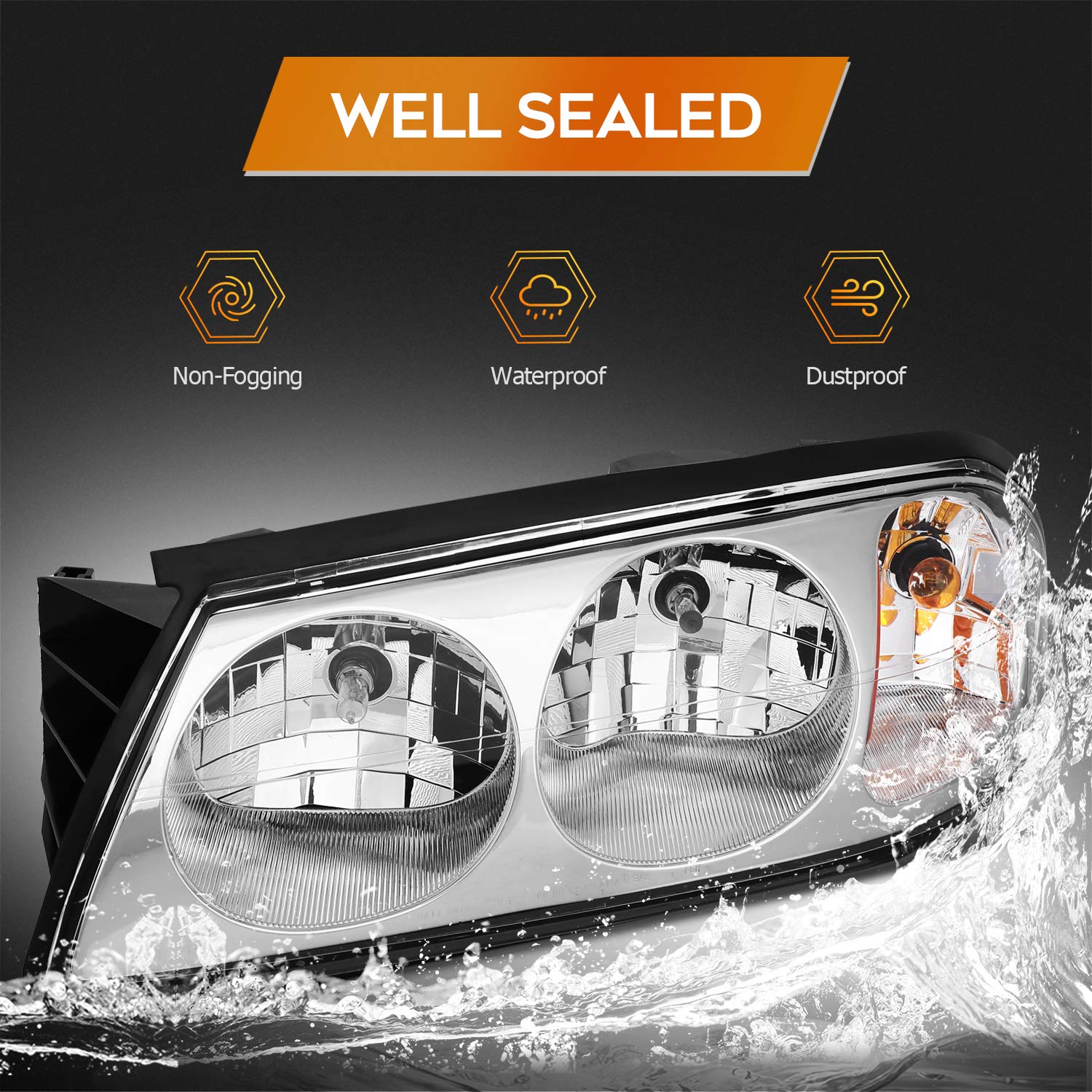 シボレー　インパラ　ヘッドライナー Amazon.co.jp: LBRST ヘッドライトアセンブリ シボレー インパラ