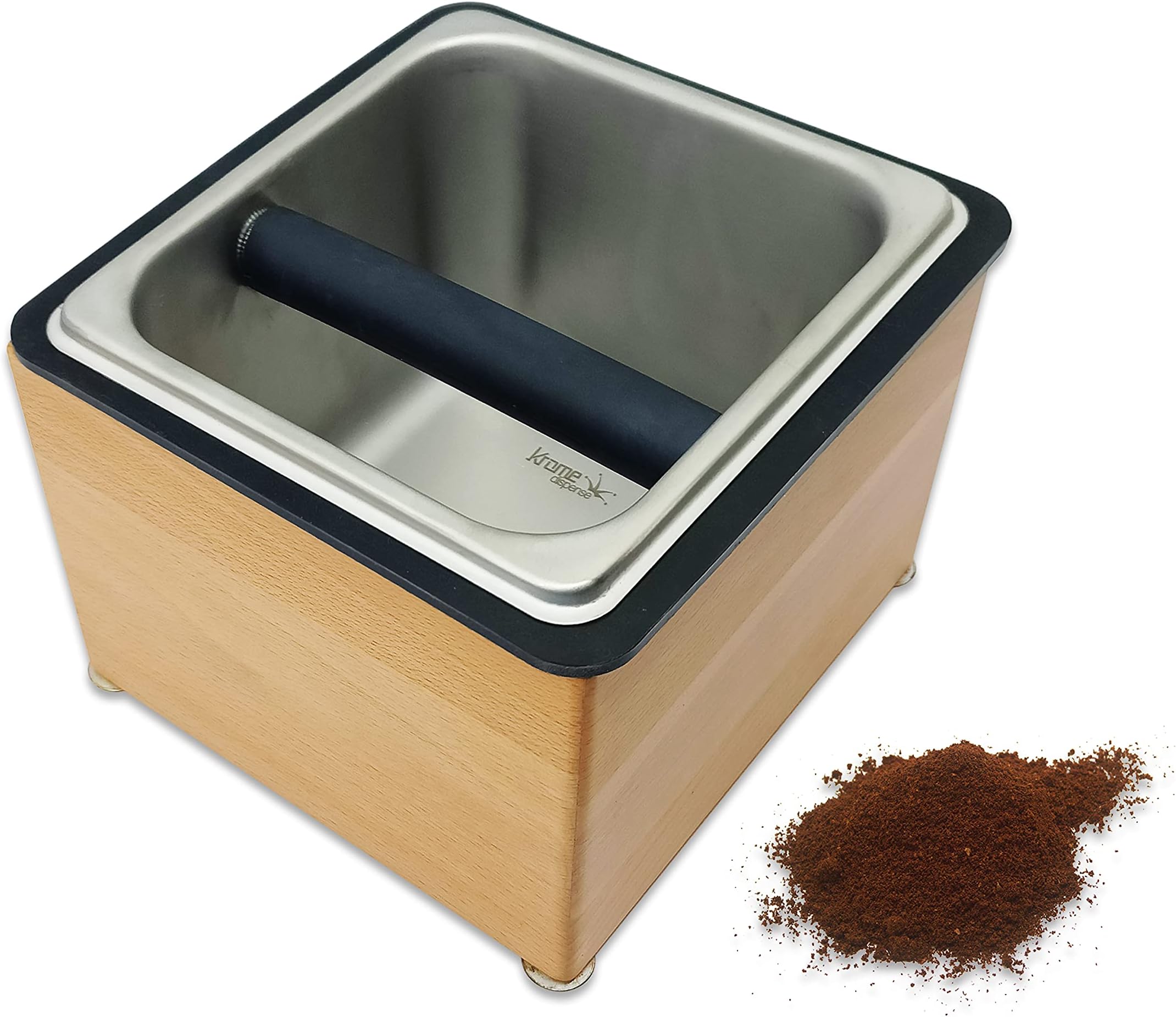 BartechCoKnock Box, Counter Top, Wooden Finish