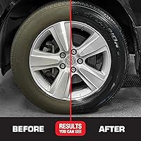 Vista 5 de Black Magic 120230 - Apósito de plástico para moldura de neumáticos, brillo medio, sin rayas, resistente al agua y no grasa para neumáticos