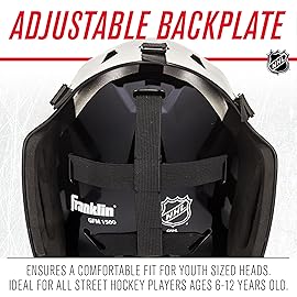 Franklin Sports Boston Bruins NHL Hockey Goalie Face Mask - Goalie Mask for Kids Street Hockey - Youth NHL Team Masks for Kids