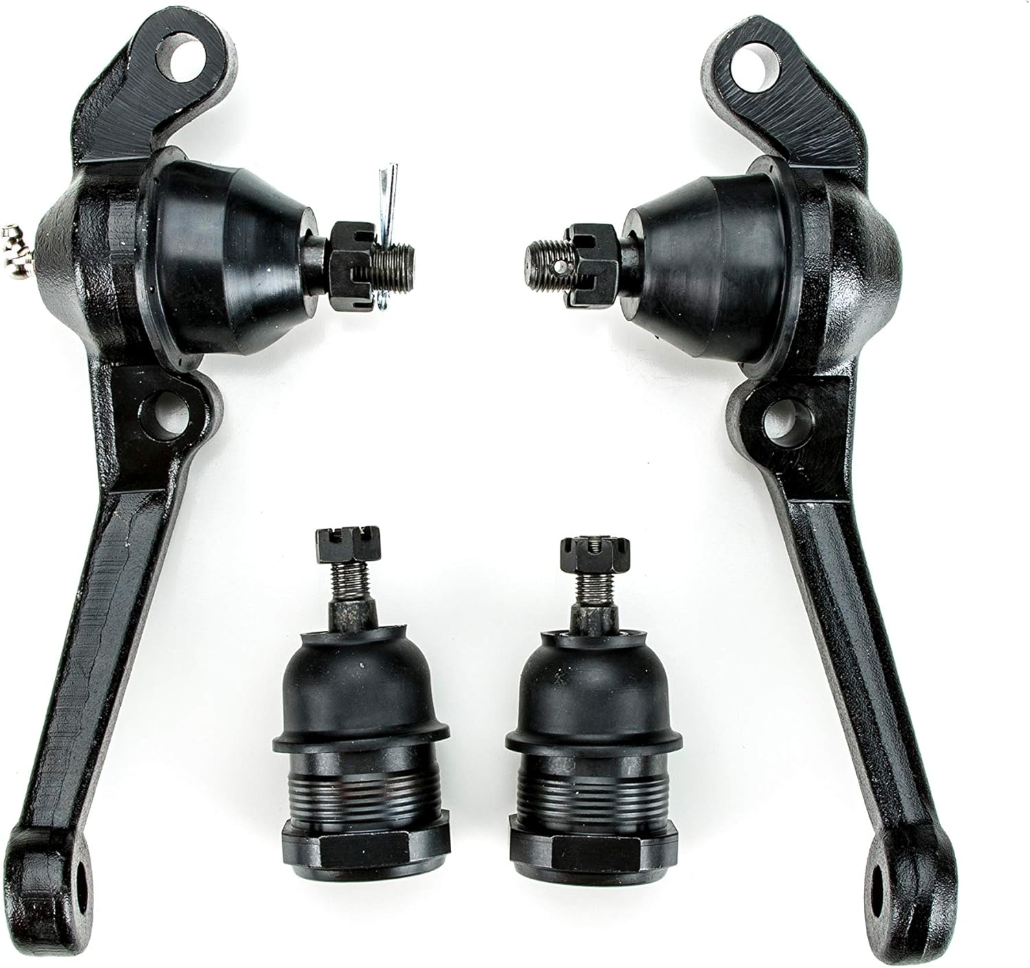 Upper and Lower Ball Joint Set Compatible with Dodge Dart/Demon OEM Spec Replacements (4 Piece Kit) (YEARS: 1963-1972 Drum Brake)