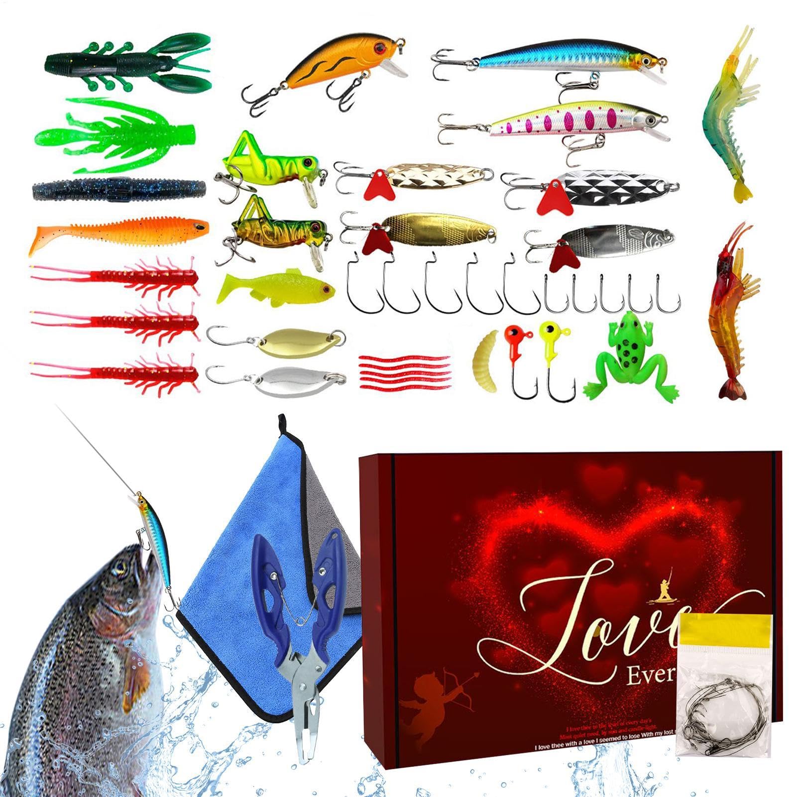 Kit De Leurres De Pêche Ensemble De Leurres Et Équipement De Pêche