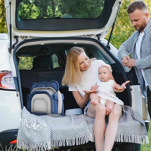 Miniatura 7 de TPN Bañera plegable para bebés y niños pequeños con monitor de temperatura en tiempo real + cojín flotante, juego de bañera plegable para bebés