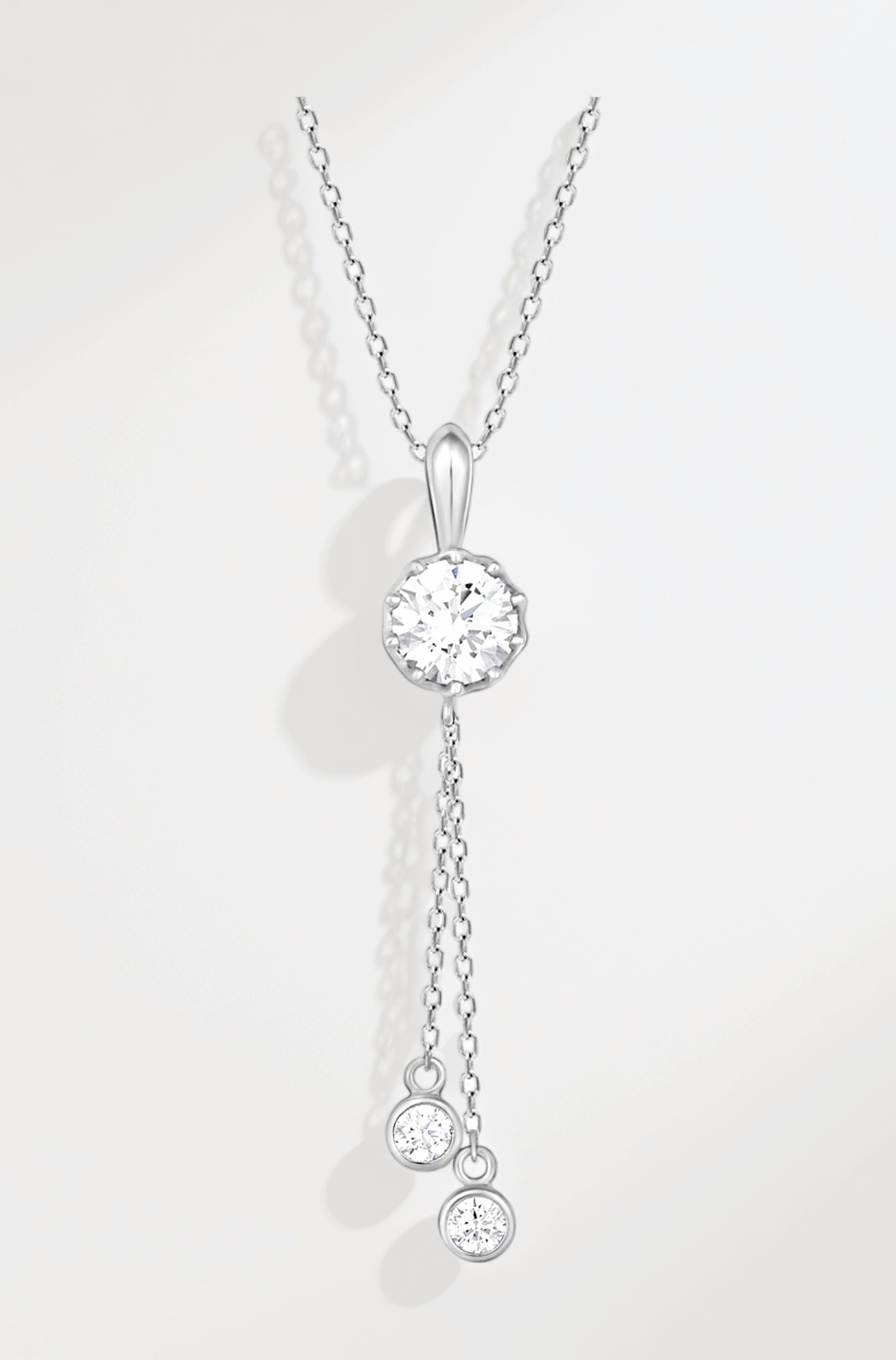 GIVA 925 Silver Elegance On The Rise Necklace| Gifts for Girlfriend, Gifts for Women & Girls| With Certificate of Authenticity and 925 Stamp | 6 Month Warranty