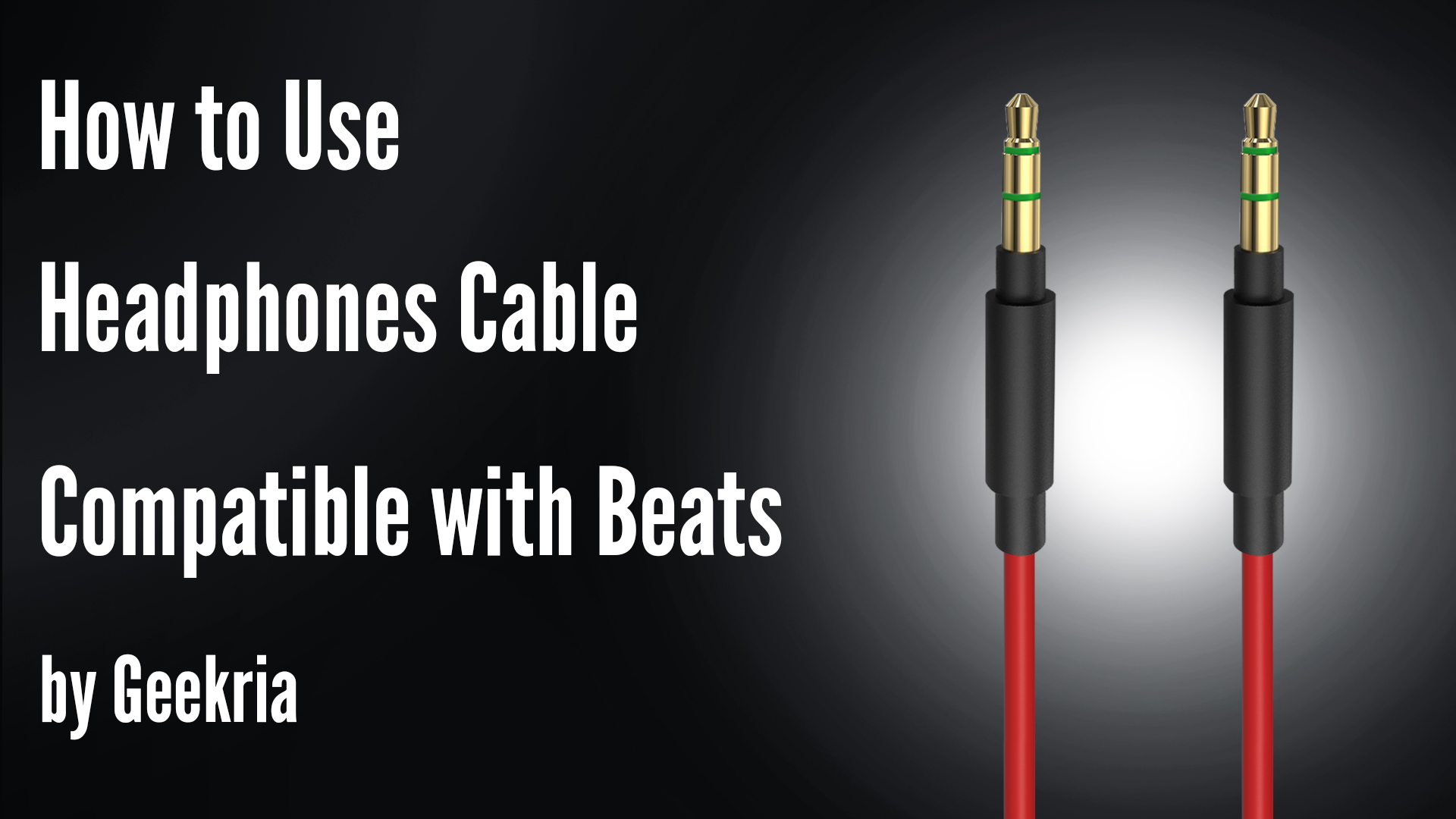 Amazon.com: GEEKRIA Audio Cable Compatible with Beats Studio Pro/3