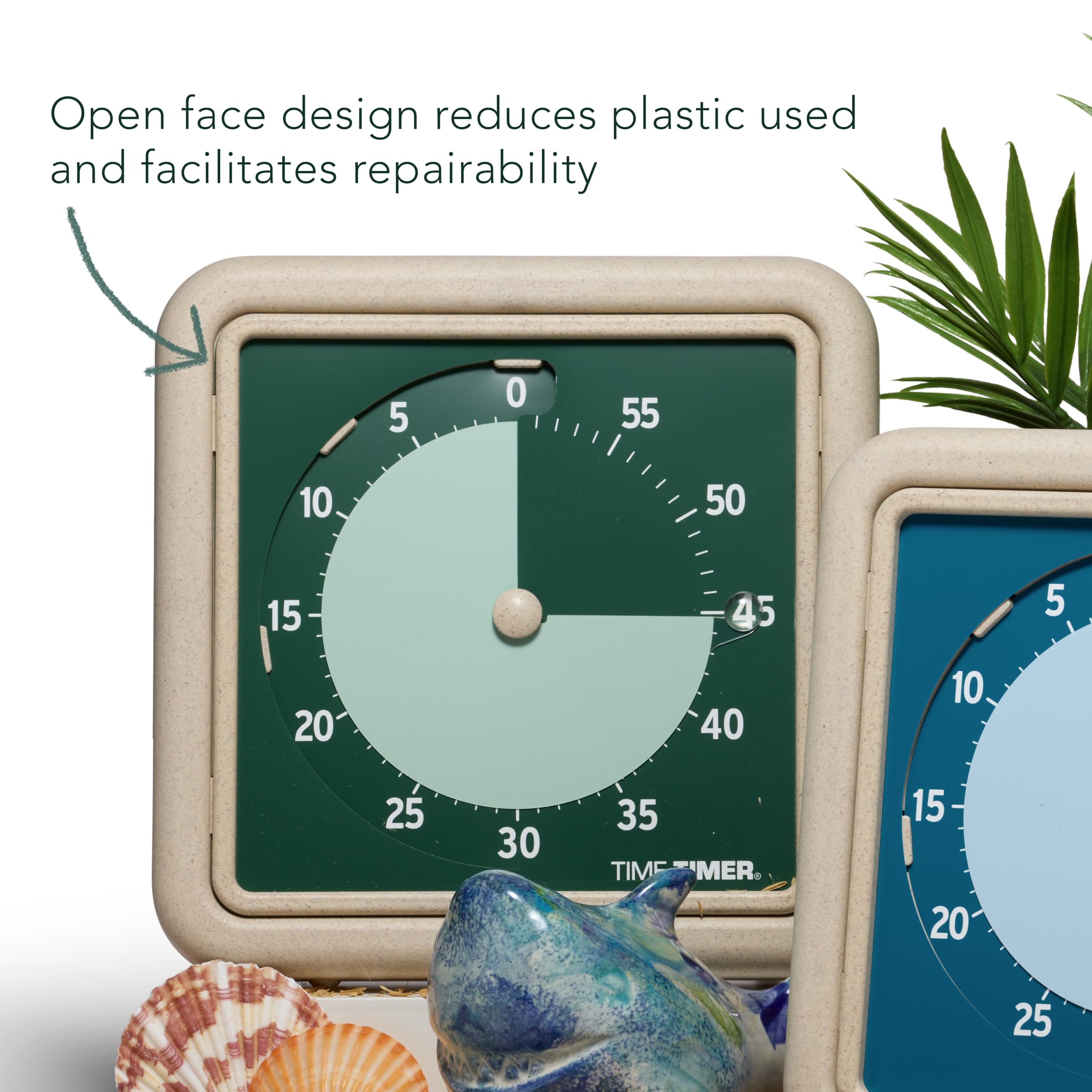 Amazon.co.jp: TIME TIMER RETRO Eco Edition 19cm 60分タイムタイマー  