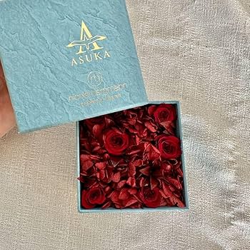 ニコライバーグマン レッドローズデラックス Mサイズ 薔薇 プリザーブドフラワー Red Rose Deluxe（レッド ローズ デラックス）