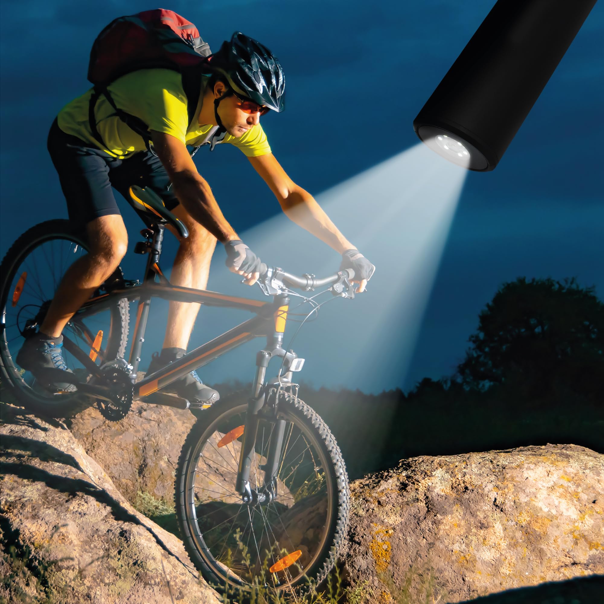 Technaxx Compressore Aria Portatile 6000mAh – Gonfiatore Wireless con Display Digitale, 8 Bar Auto Stop, 12V, Pompa Pneumatici per Auto, Bicicletta, Moto e Palloni, Luce LED - TX-157