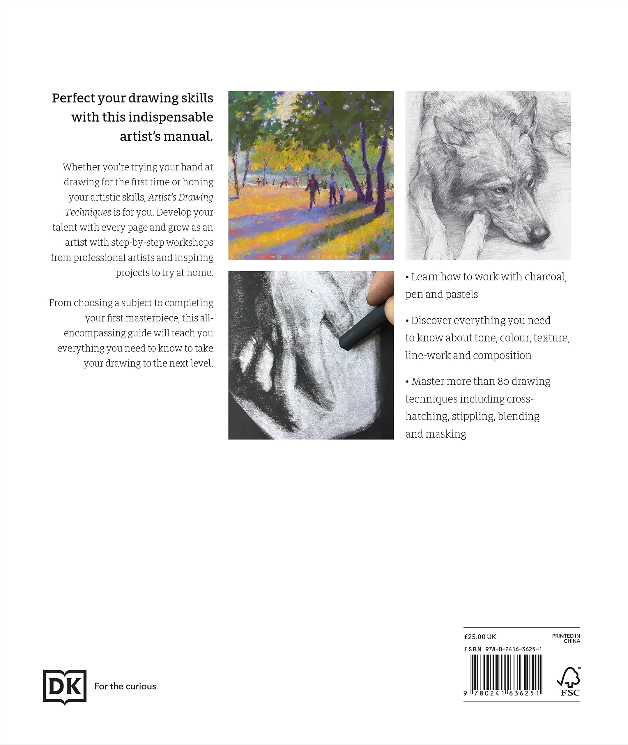 Artist's Drawing Techniques: Discover How to Draw Landscapes, People, Still Lifes and More, in Pencil, Charcoal, Pen and Pastel