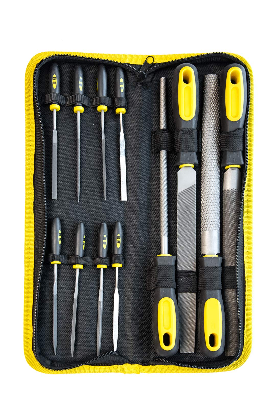 Jeu de limes SE 9650FS-12 set outillage ajustage ébavurage acier et bois