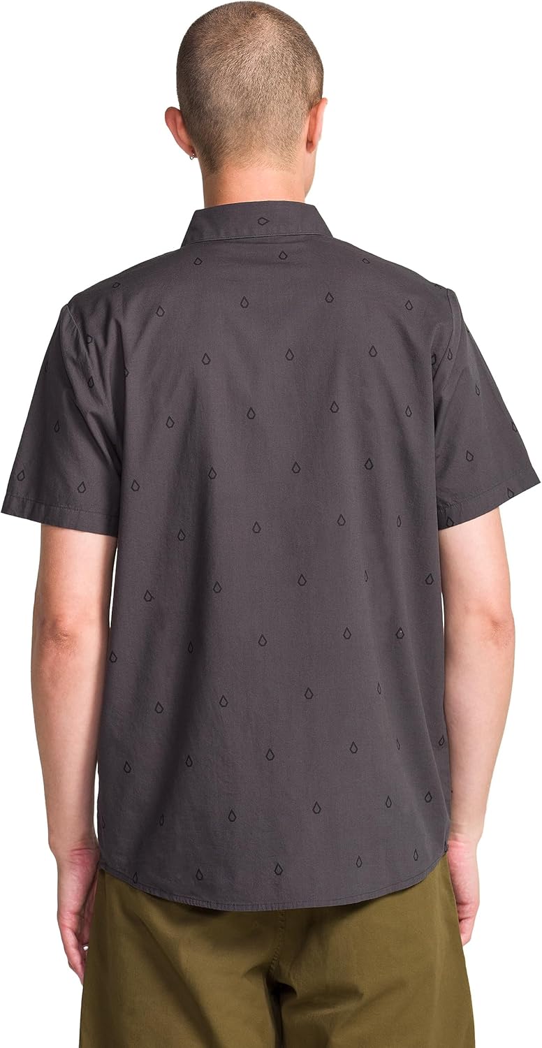 Volcom Men's Patterson Short Sleeve Button Down Woven Shirt - Image 3