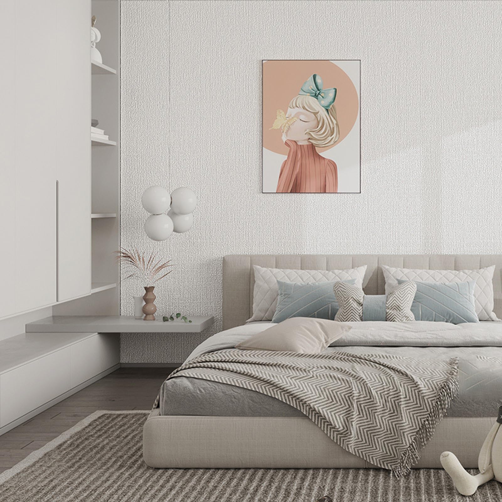 Piastrelle del Soffitto, PVC Decorativo, Schiuma di PVC, 2 mm, Stacca e Attacca, per Camera da Letto, Soggiorno