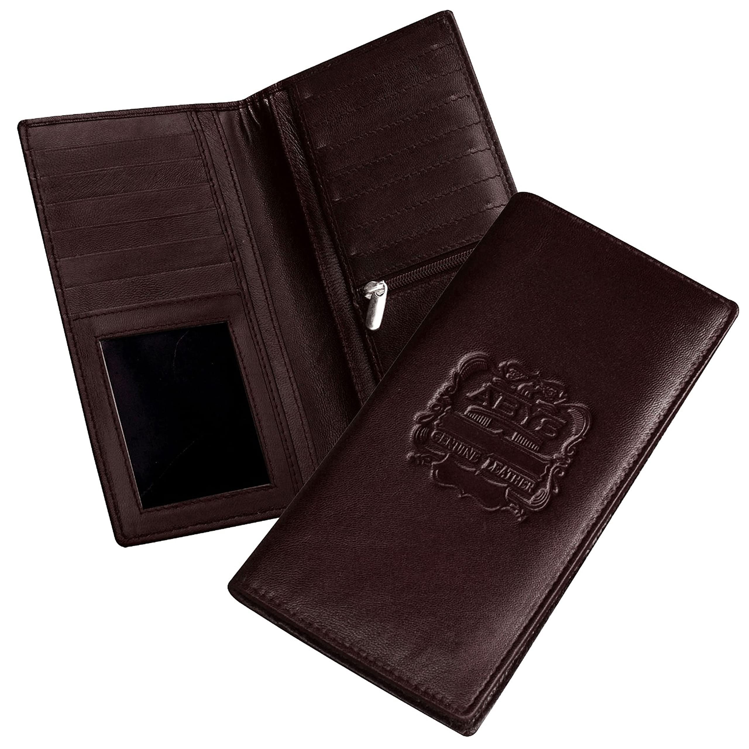 abys Genuine Leather Unisex Card Holder Wallet(3273AB-DB)-picture-41